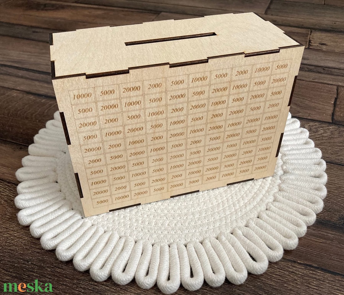 Első 1 millió - esküvő - emlék & ajándék - doboz - Meska.hu Első 1 millió - esküvő - emlék & ajándék - doboz - Meska.hu