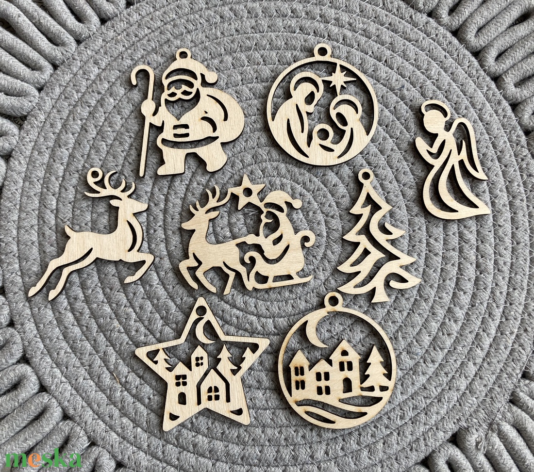 Fa karácsonyfa díszek - karácsony - karácsonyi lakásdekoráció - karácsonyfadíszek - Meska.hu Fa karácsonyfa díszek - karácsony - karácsonyi lakásdekoráció - karácsonyfadíszek - Meska.hu