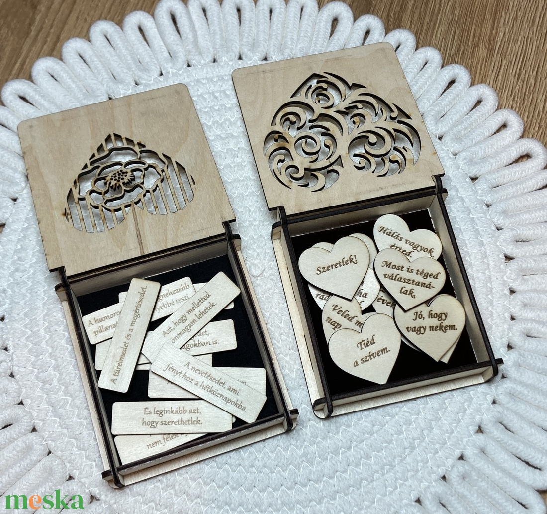 Dobozba zárt szeretet - esküvő - emlék & ajándék - doboz - Meska.hu