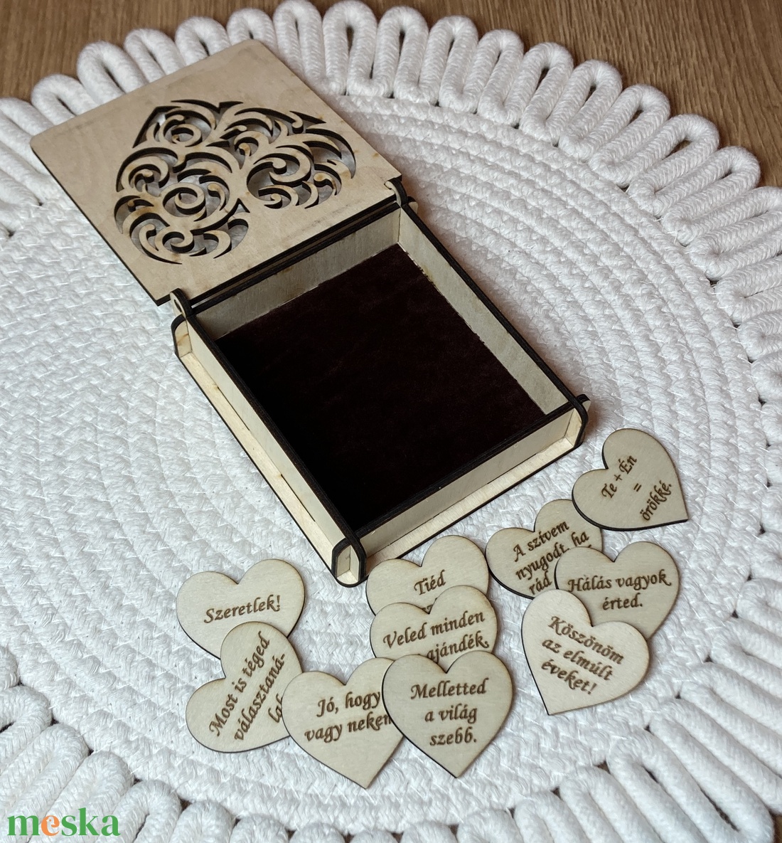 Dobozba zárt szeretet - esküvő - emlék & ajándék - doboz - Meska.hu