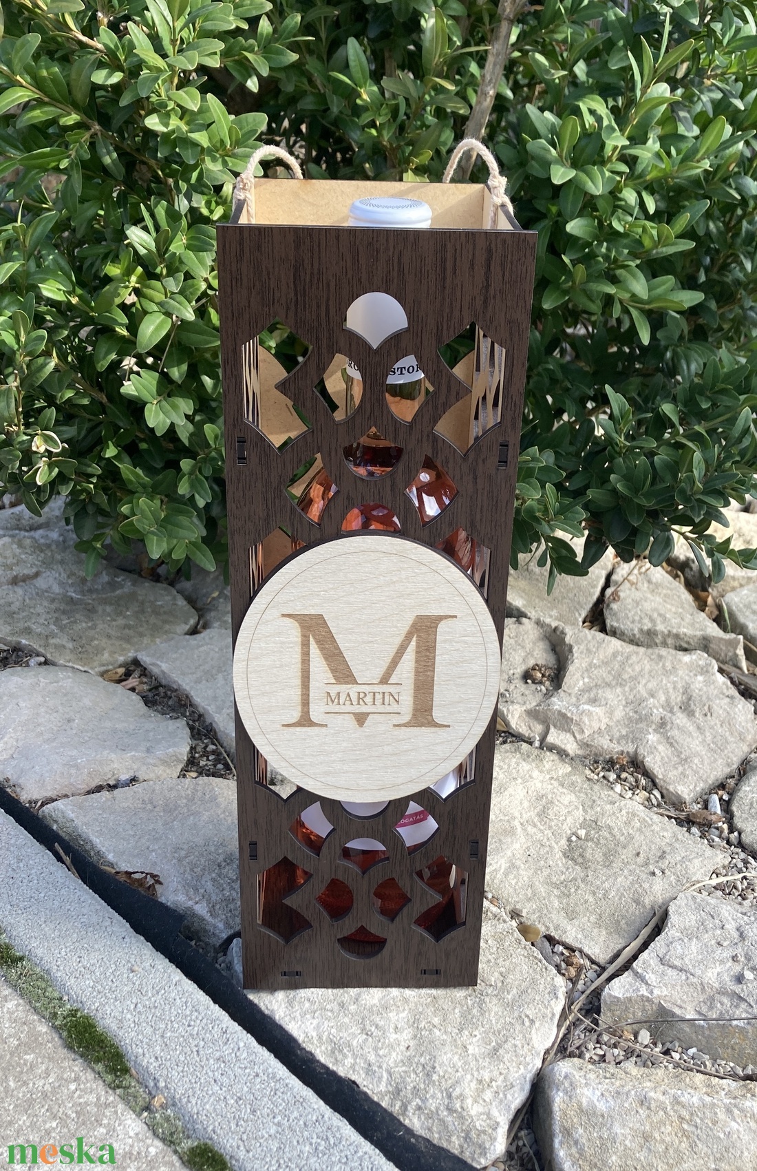 Boros ajándékdoboz - otthon & életmód - konyhafelszerelés, tálalás - italos kellékek - boros díszdoboz - Meska.hu