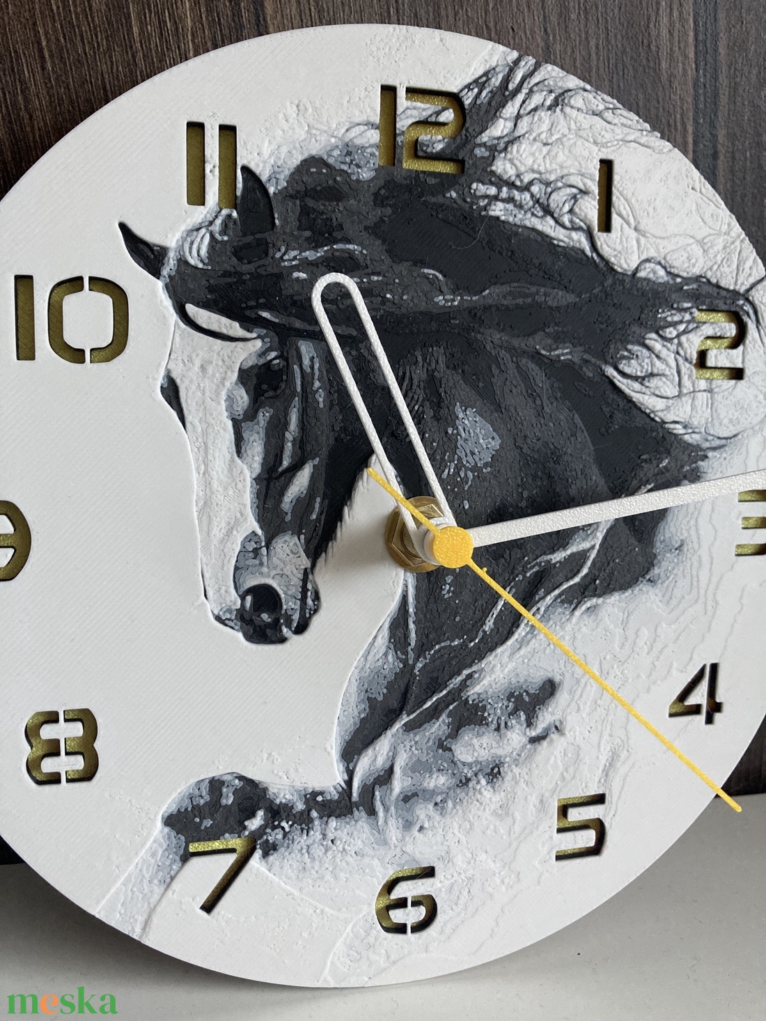 Lovas falióra - otthon & életmód - dekoráció - fali és függő dekoráció - falióra & óra - Meska.hu