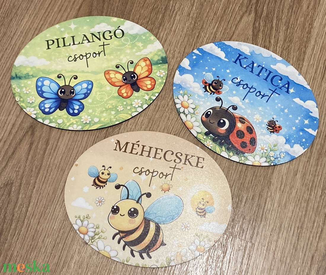 Óvodai csoportnév tábla ajtóra - baba - mama - babaszoba dekoráció - baba névtábla - Meska.hu