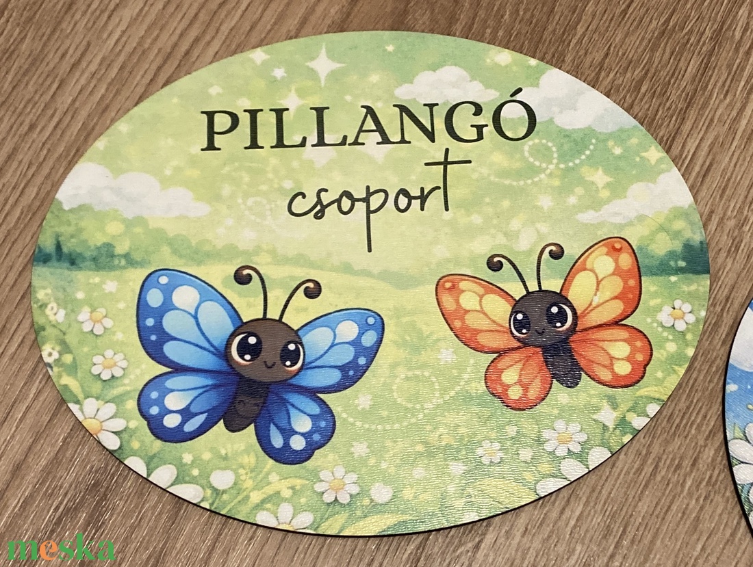 Óvodai csoportnév tábla ajtóra - baba - mama - babaszoba dekoráció - baba névtábla - Meska.hu