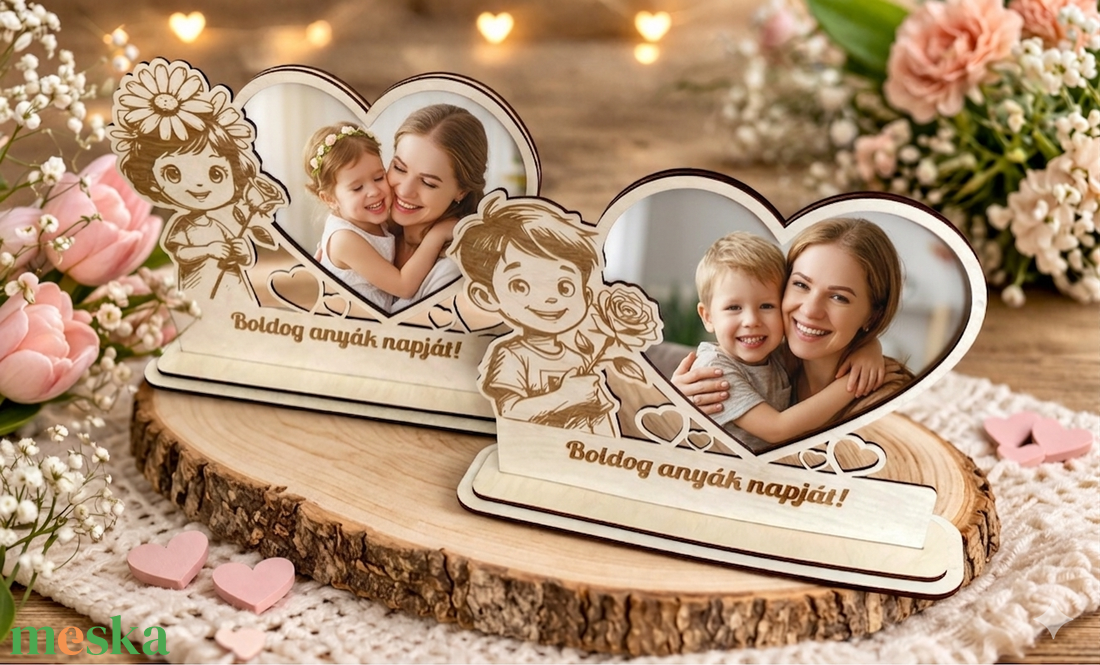 Anyák napi képtartó - otthon & életmód - dekoráció - kép & falikép - képkeret - Meska.hu