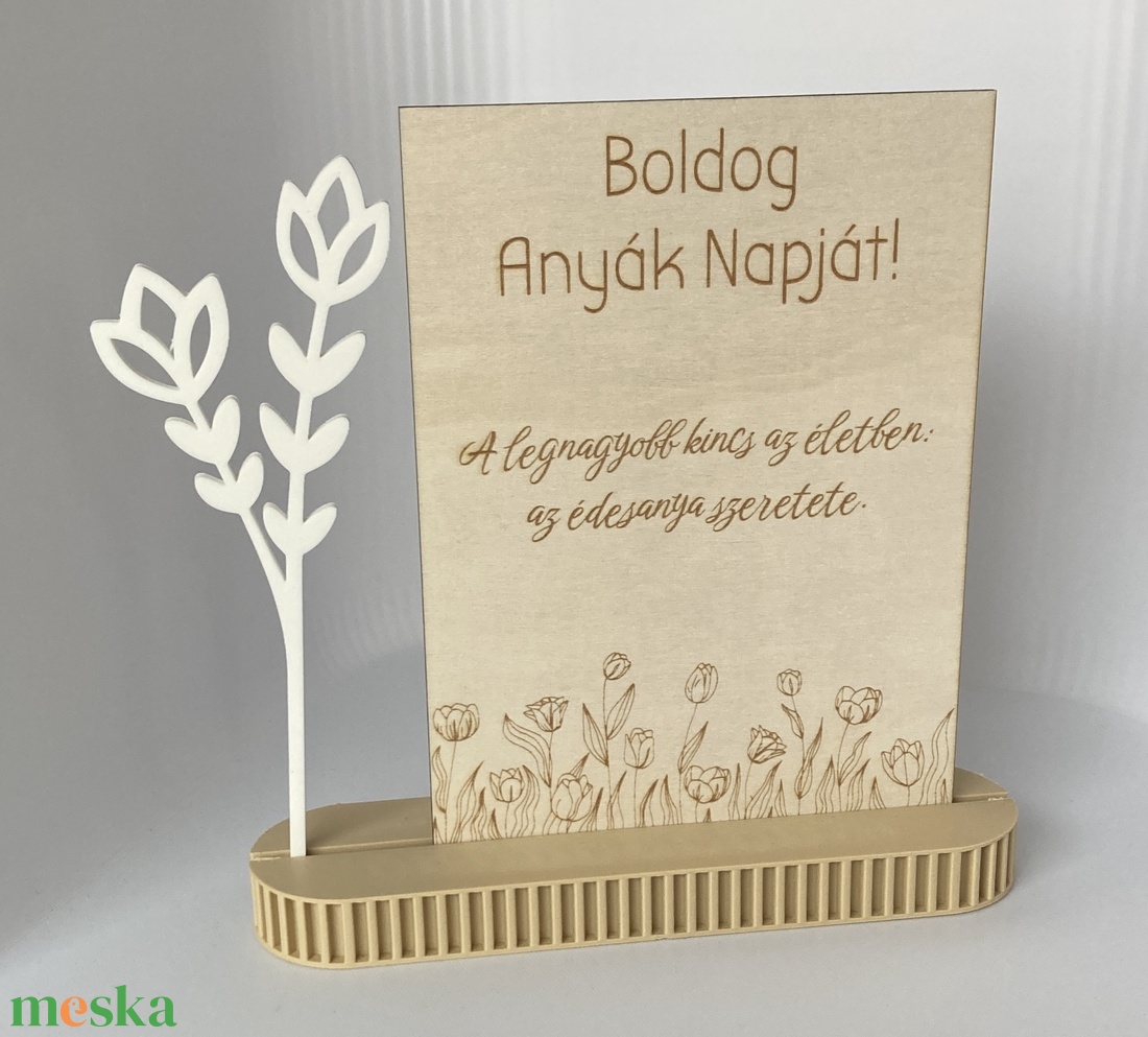 Anyák napi tábla tartóval - otthon & életmód - dekoráció - kép & falikép - képkeret - Meska.hu