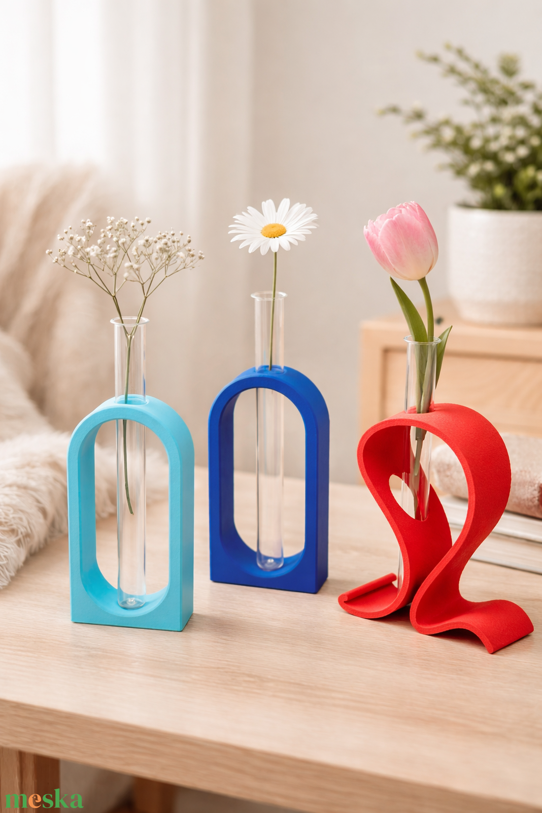 Modern, 3D nyomtatott design darab - otthon & életmód - virágdekoráció - virágtartó - váza - Meska.hu