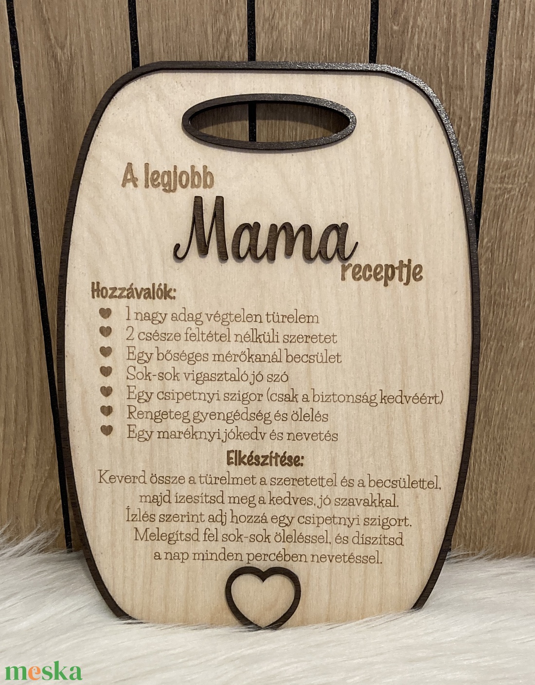 A legjobb anya/mama dekorációs tábla - otthon & életmód - dekoráció - asztal és polc dekoráció - gravírozott táblák - Meska.hu