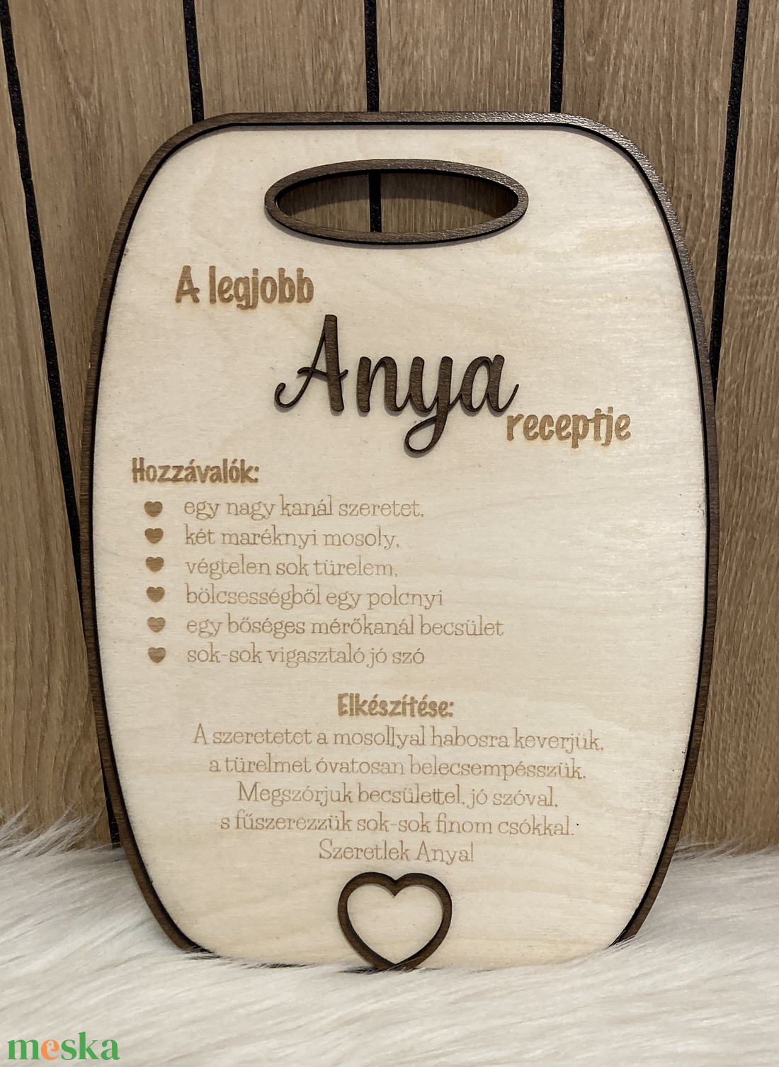 A legjobb anya/mama dekorációs tábla - otthon & életmód - dekoráció - asztal és polc dekoráció - gravírozott táblák - Meska.hu