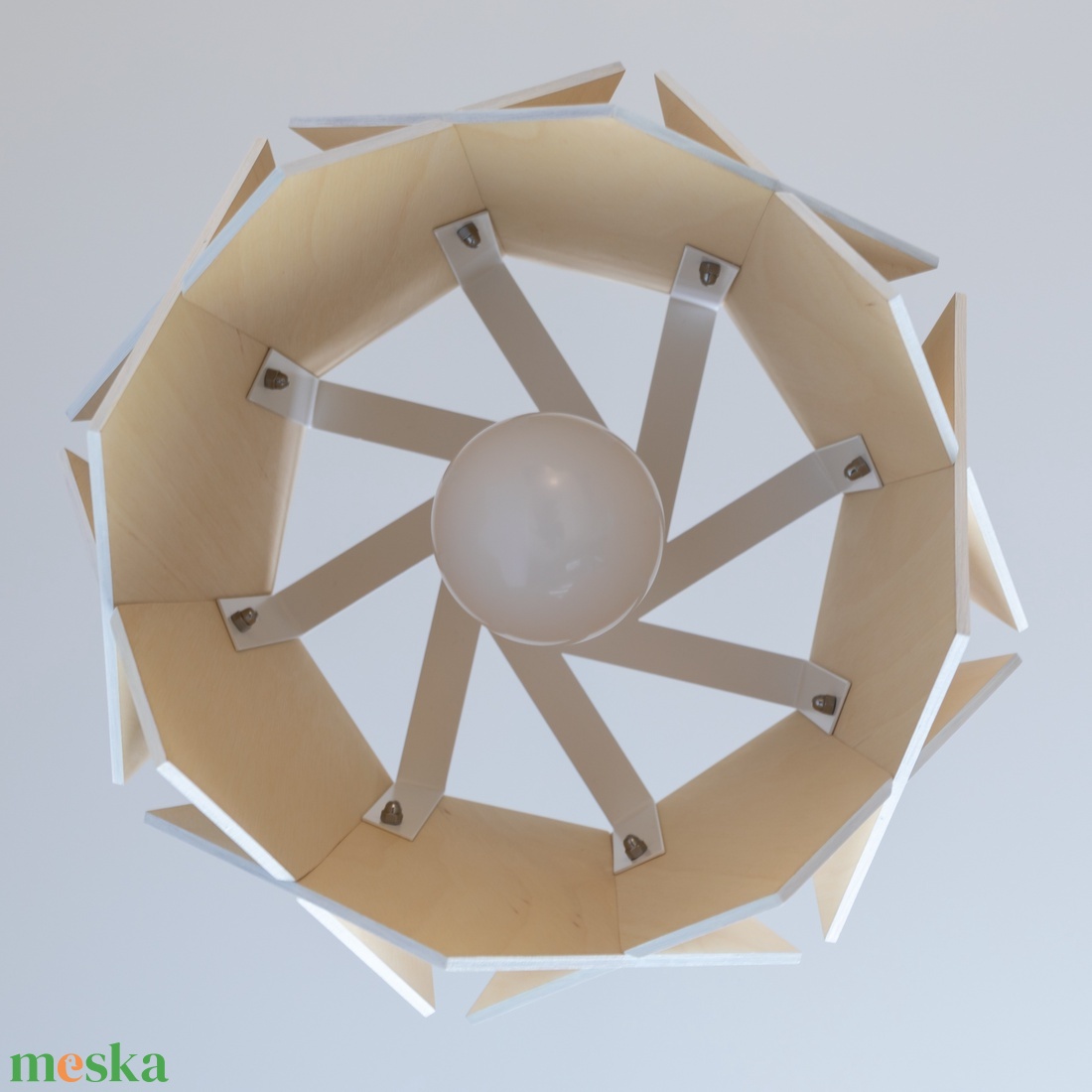 LOTUS MIDI WHITE lámpa - otthon & életmód - lámpa - mennyezeti lámpa - Meska.hu