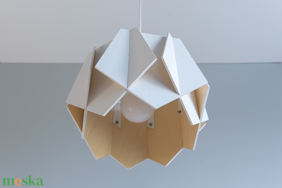 LOTUS MIDI WHITE lámpa - otthon & életmód - lámpa - mennyezeti lámpa - Meska.hu