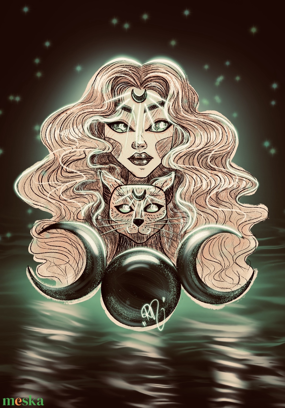 Moon magic boszorkányos print - művészet - grafika & illusztráció - egyéb rajzok - Meska.hu Moon magic boszorkányos print - művészet - grafika & illusztráció - egyéb rajzok - Meska.hu