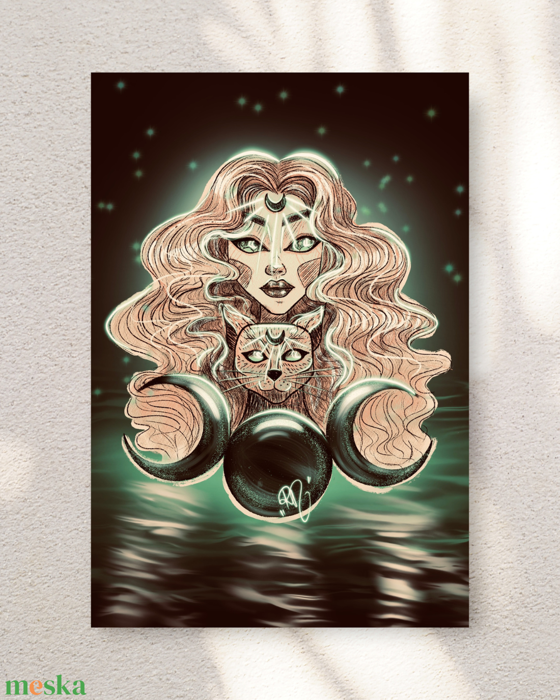 Moon magic boszorkányos print - művészet - grafika & illusztráció - egyéb rajzok - Meska.hu Moon magic boszorkányos print - művészet - grafika & illusztráció - egyéb rajzok - Meska.hu