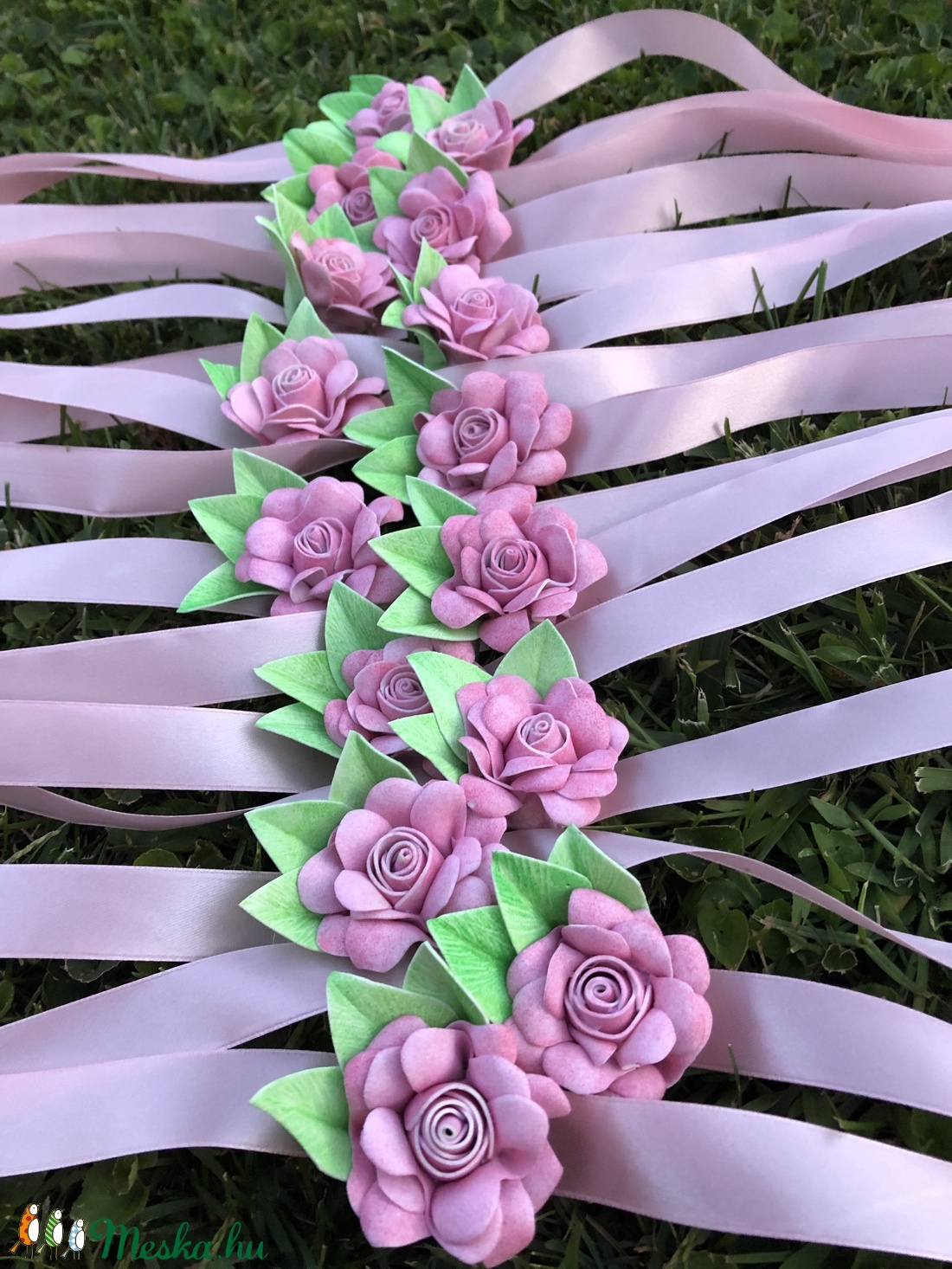 Koszorúslány csuklódísz / karkötő / kardísz -  - Meska.hu