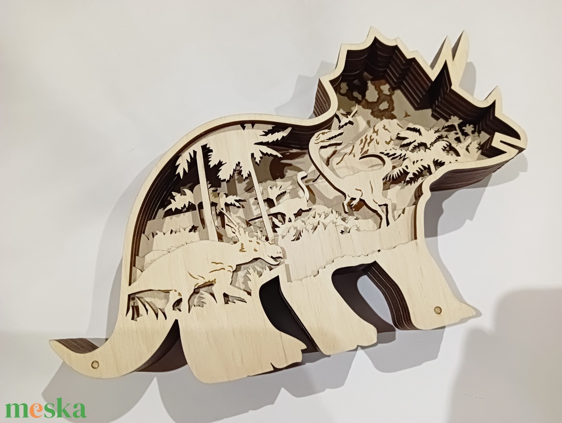 3D Dínó - otthon & életmód - dekoráció - kép & falikép - 3d képek - Meska.hu 3D Dínó - otthon & életmód - dekoráció - kép & falikép - 3d képek - Meska.hu