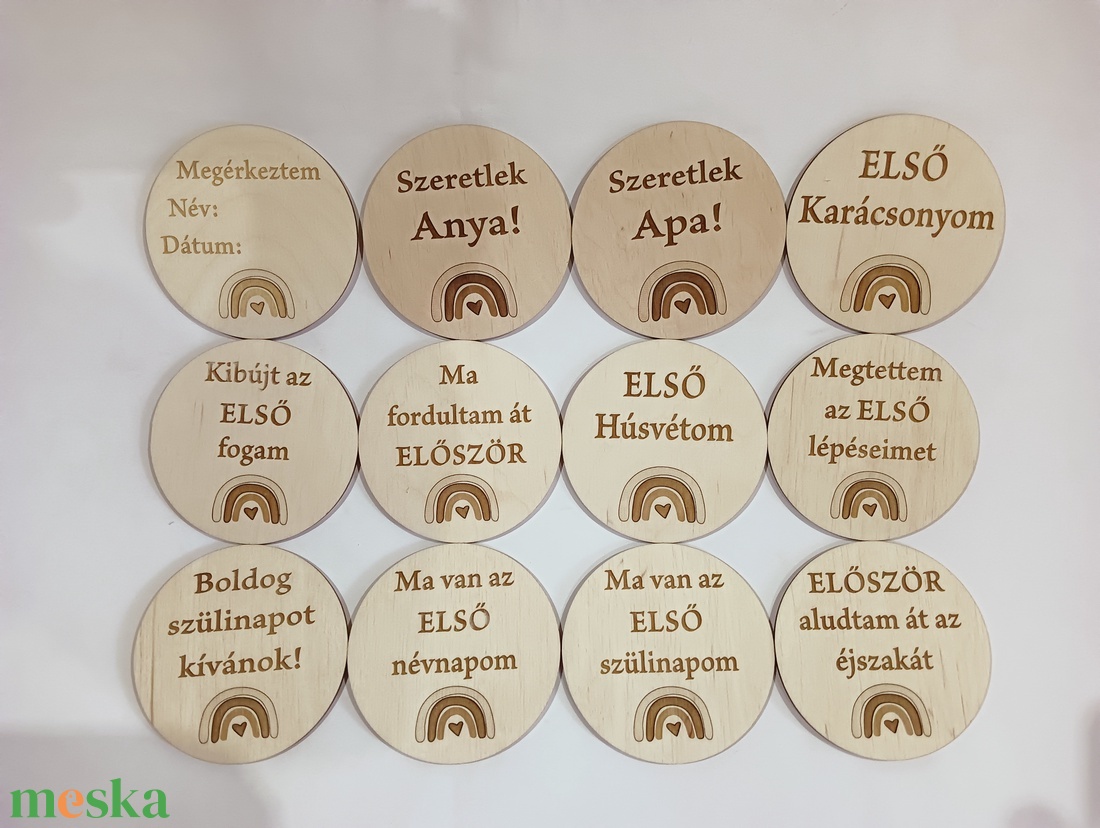 Mérföldkő korong - ruha & divat - babaruha & gyerekruha - babafotózási ruha és kellék - Meska.hu Mérföldkő korong - ruha & divat - babaruha & gyerekruha - babafotózási ruha és kellék - Meska.hu