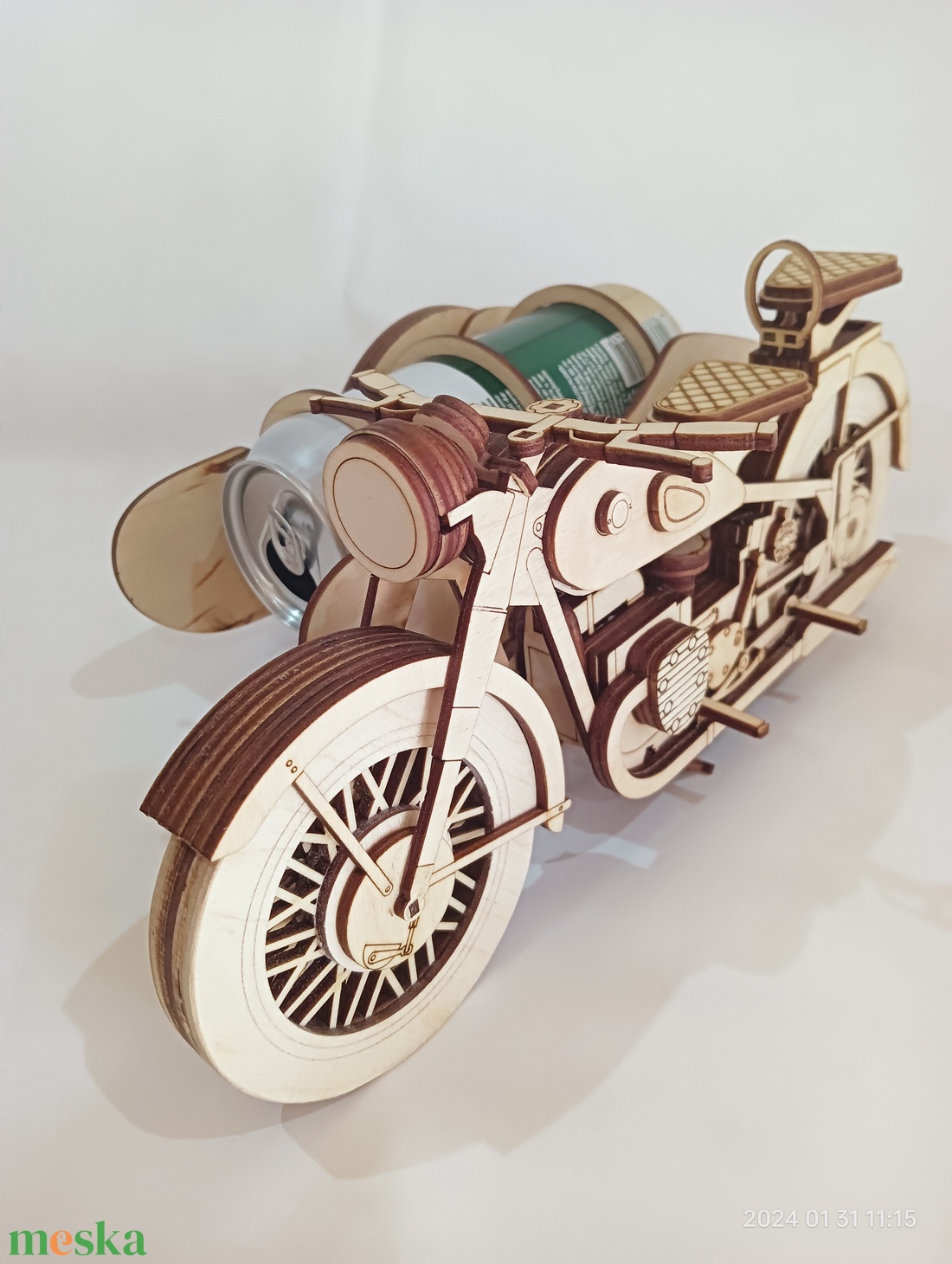 Oldalkocsis motor  - táska & tok - uzsonna- & ebéd tartó - evőeszköz tartó - Meska.hu