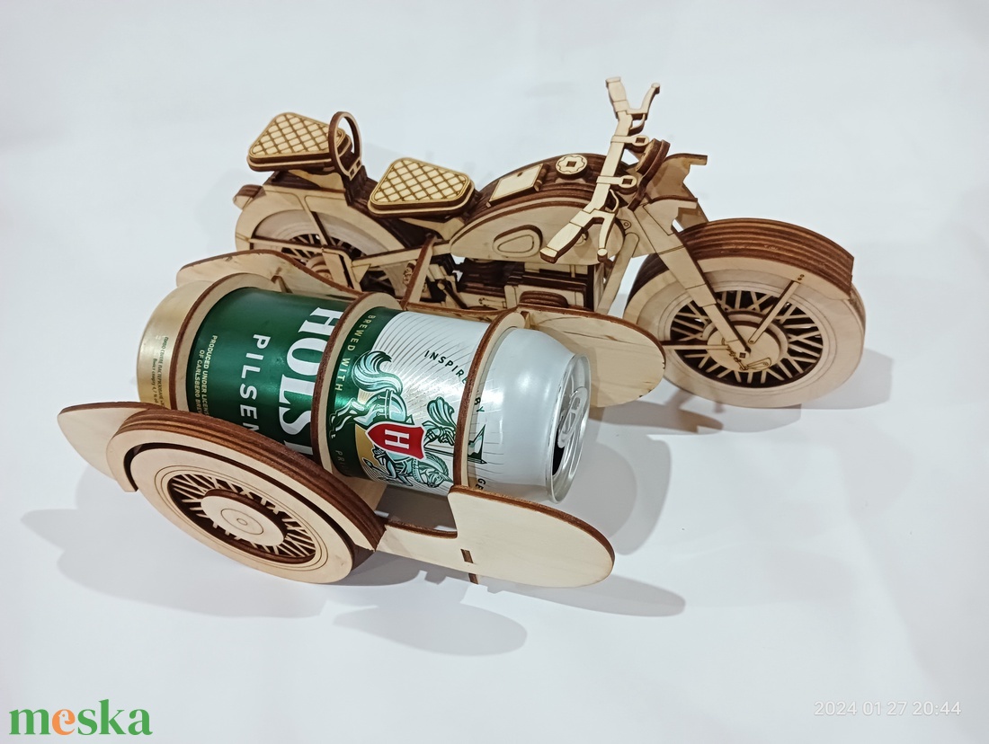 Oldalkocsis motor  - táska & tok - uzsonna- & ebéd tartó - evőeszköz tartó - Meska.hu