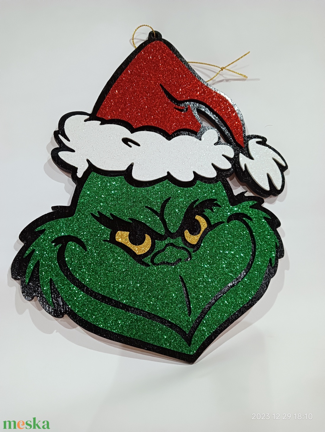 Grincs 1 - karácsony - karácsonyi lakásdekoráció - karácsonyfa, grincsfa - Meska.hu