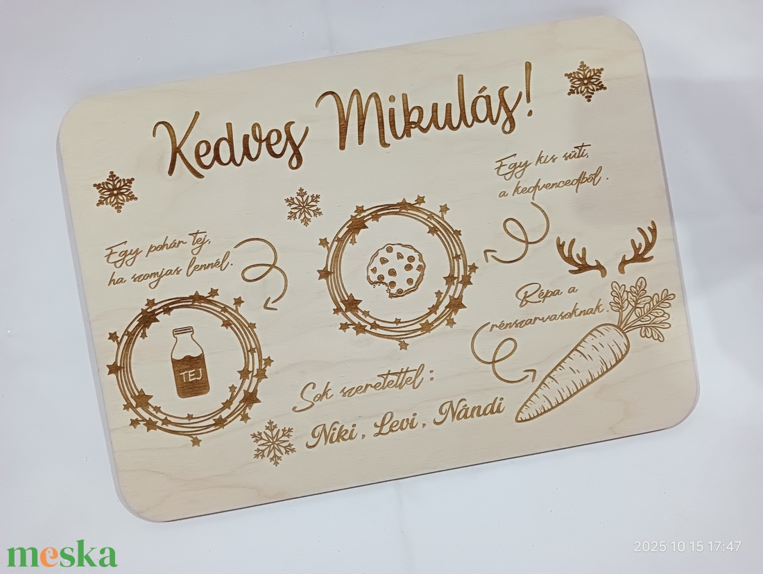 Mikulás váró tálca - karácsony - mikulás - mikulás ajándékok - Meska.hu Mikulás váró tálca - karácsony - mikulás - mikulás ajándékok - Meska.hu