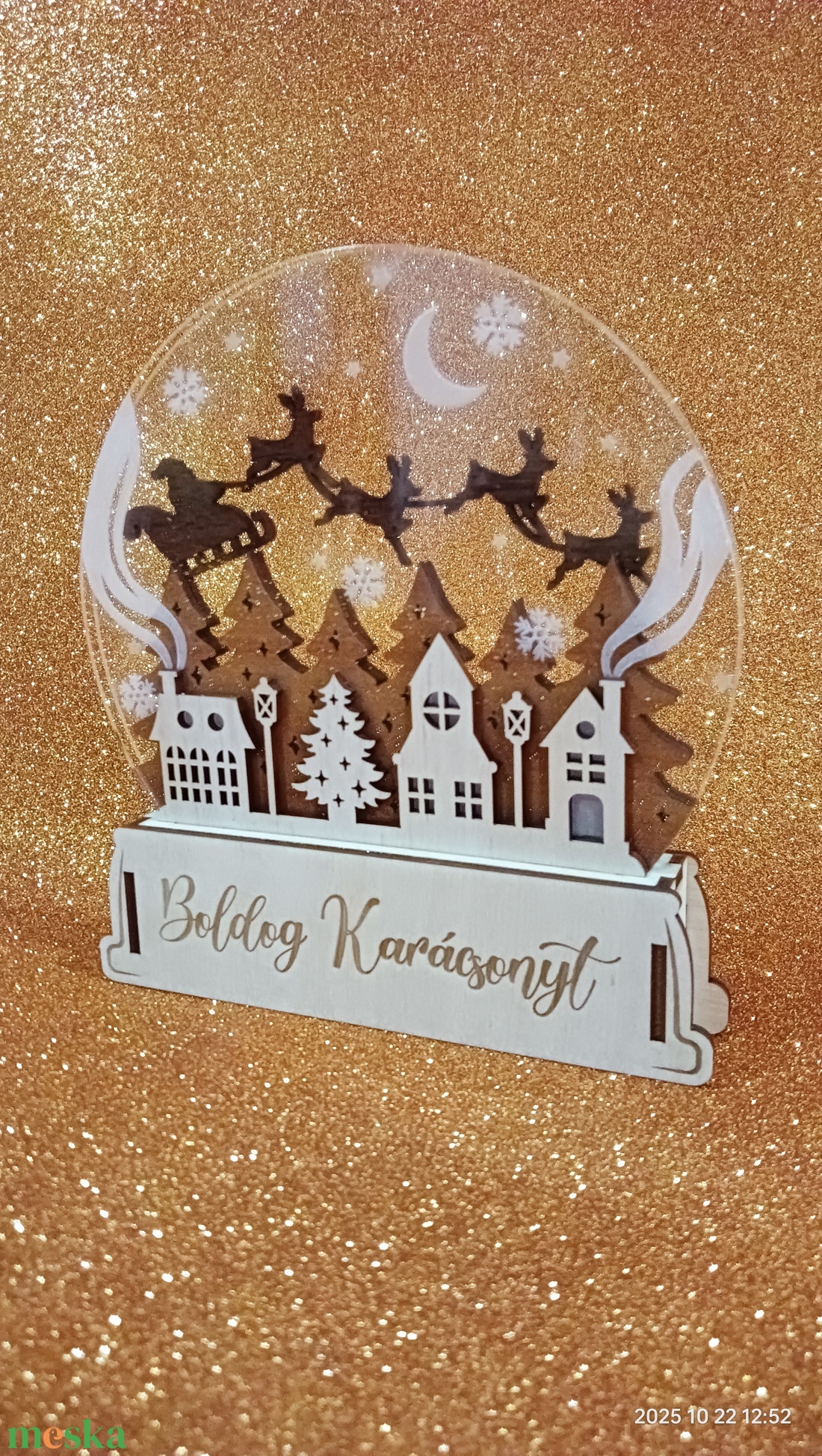 Világítós karácsonyi dekoráció - karácsony - karácsonyi lakásdekoráció - karácsonyfadíszek - Meska.hu