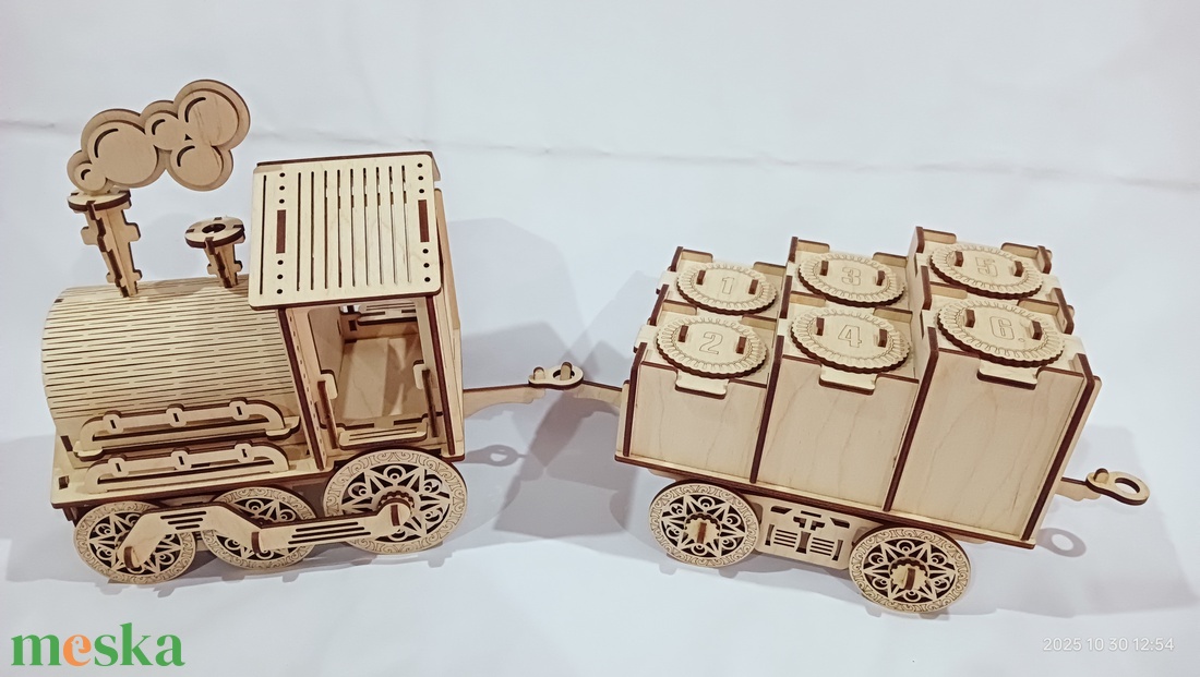 Adventi kisvonat  - karácsony - adventi díszek - adventi naptár - Meska.hu Adventi kisvonat  - karácsony - adventi díszek - adventi naptár - Meska.hu