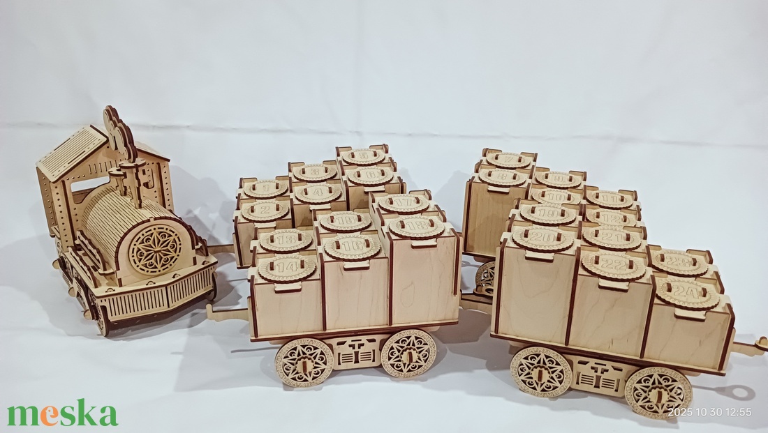 Adventi kisvonat  - karácsony - adventi díszek - adventi naptár - Meska.hu Adventi kisvonat  - karácsony - adventi díszek - adventi naptár - Meska.hu