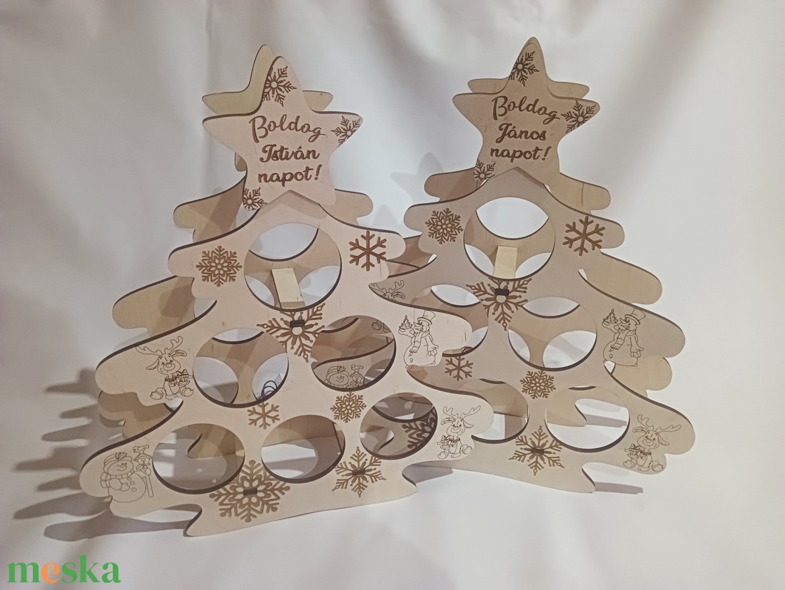Sörtartó karácsonyfa  - karácsony - karácsonyi lakásdekoráció - karácsonyfadíszek - Meska.hu