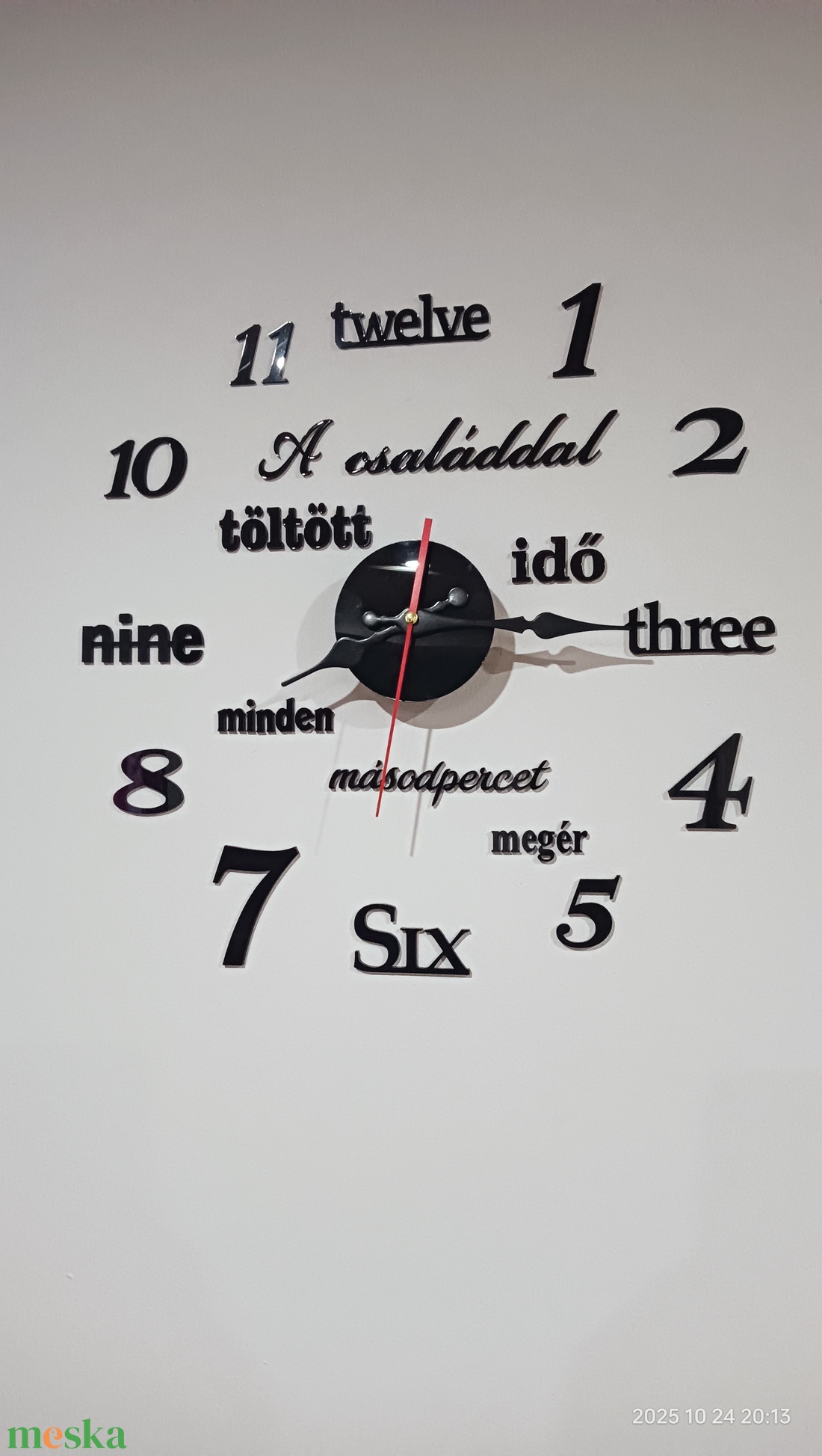 Falióra  - ékszer - ékszertartó - fali ékszertartó - Meska.hu