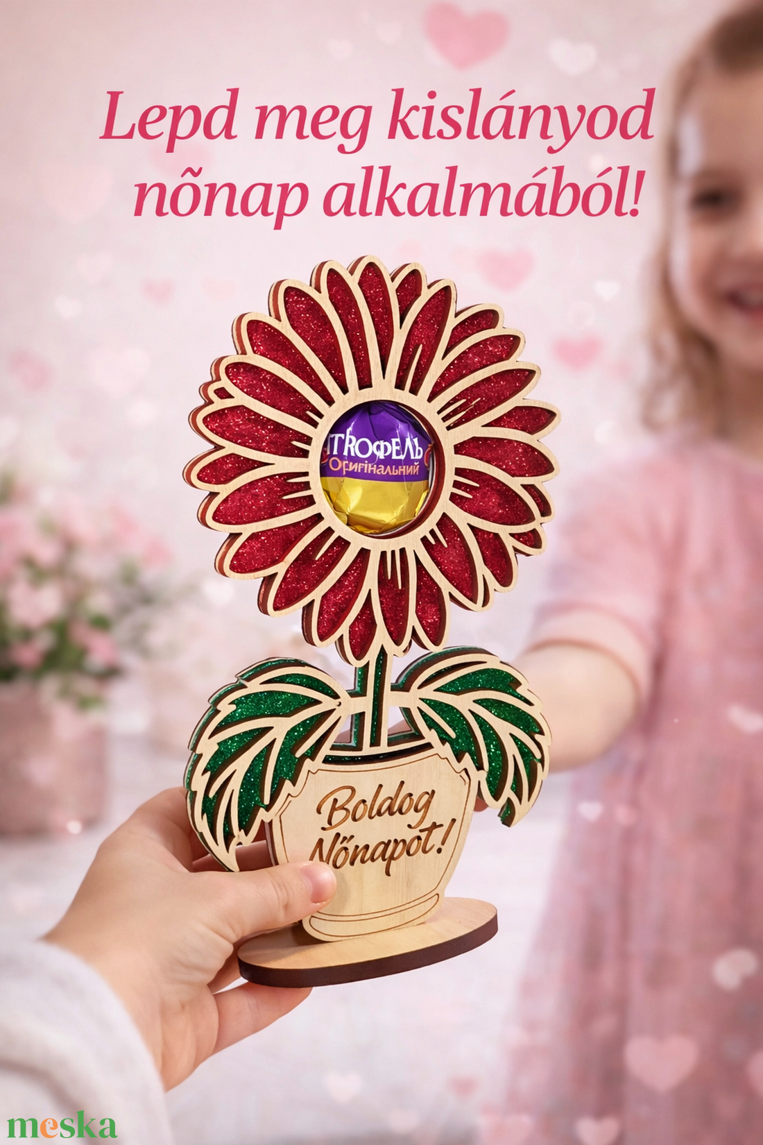 Nőnapi ajándék. - otthon & életmód - dekoráció - asztal és polc dekoráció - díszüveg - Meska.hu