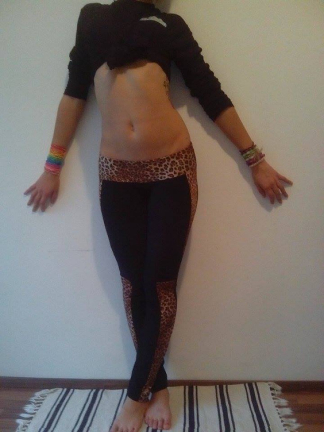 Fekete alapon barna ocelot mintás.Leggings belül bolyhos lycra anyagból - - Meska.hu Fekete alapon barna ocelot mintás.Leggings belül bolyhos lycra anyagból - - Meska.hu
