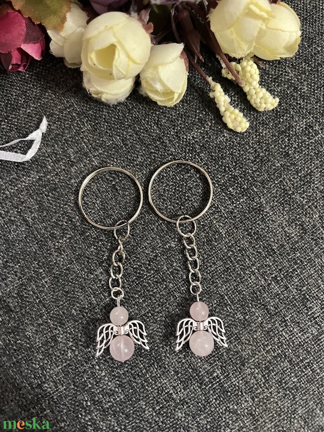 Angyal angyalka kulcstartó 2 db - táska & tok - kulcstartó & táskadísz - kulcstartó - Meska.hu