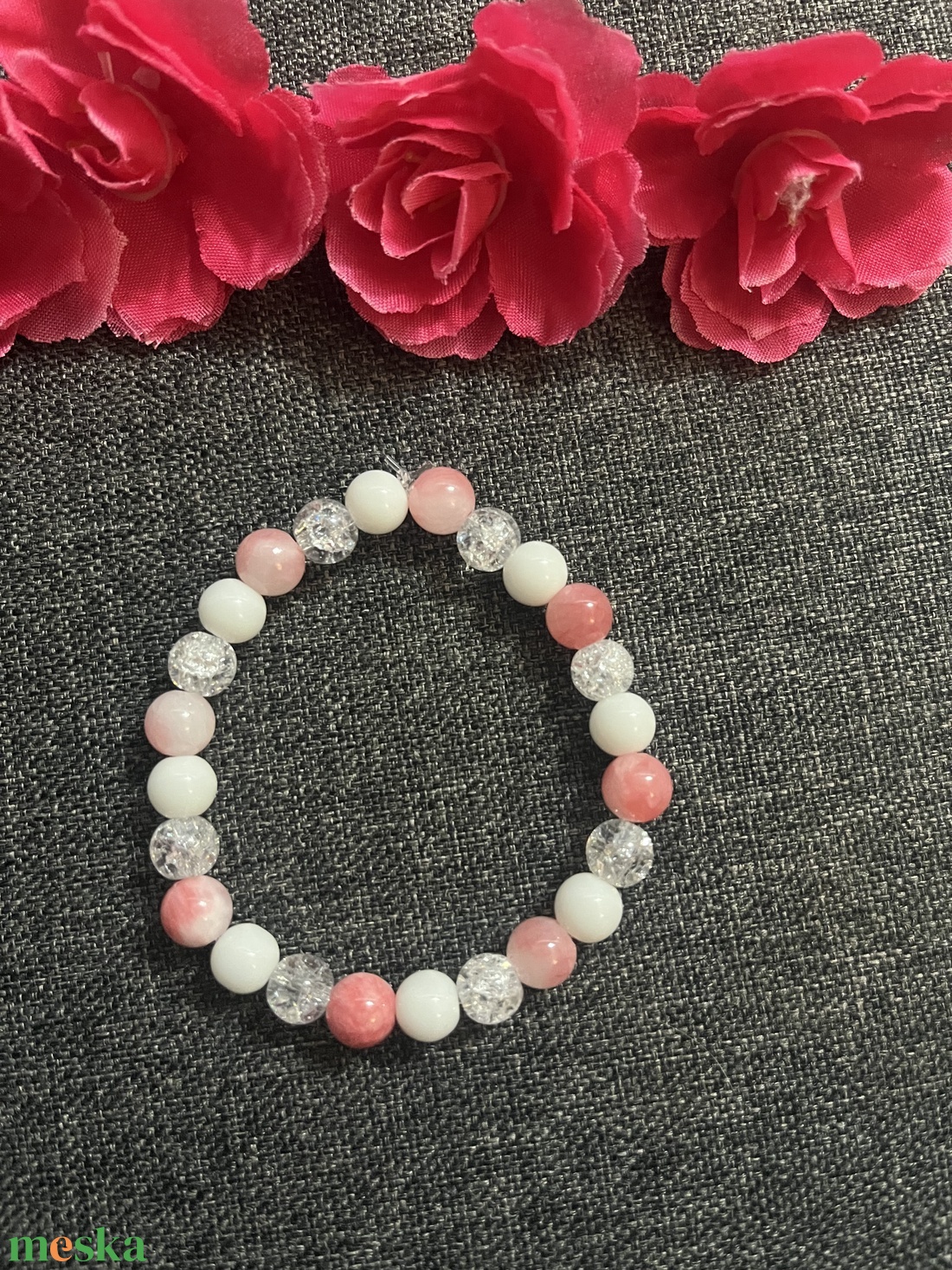 Ásványkarkötő  - ékszer - karkötő - gyöngyös karkötő - Meska.hu
