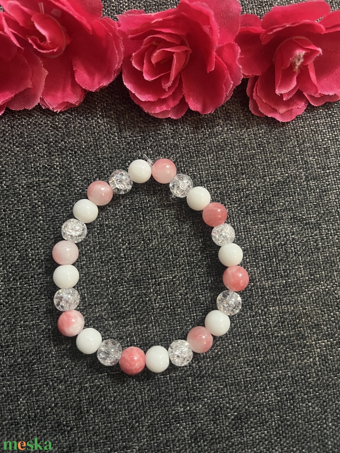 Ásványkarkötő  - ékszer - karkötő - gyöngyös karkötő - Meska.hu