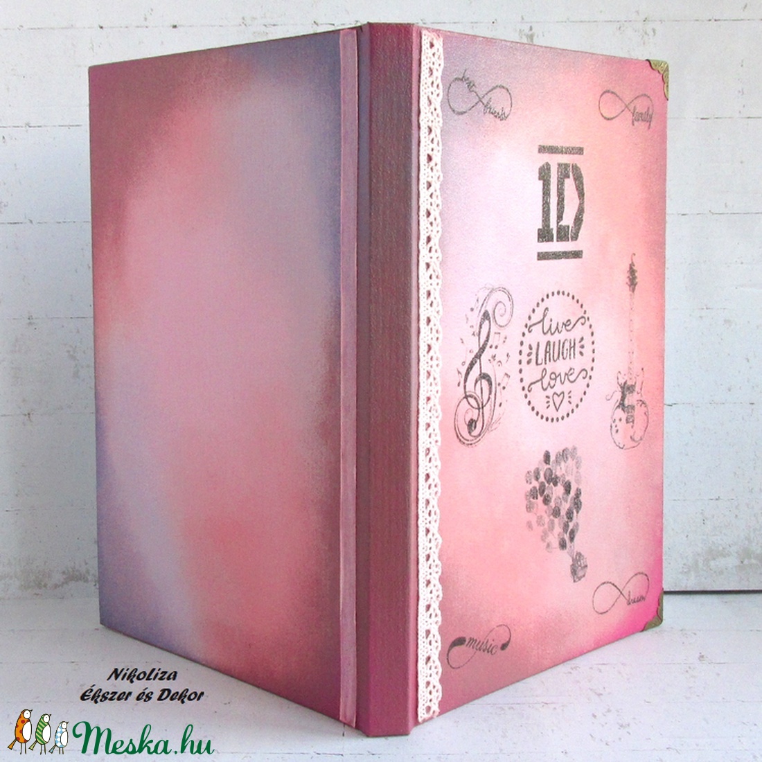 Egyedi napló és nagyméretű receptkönyv - LEFOGLALVA!!! -  - Meska.hu