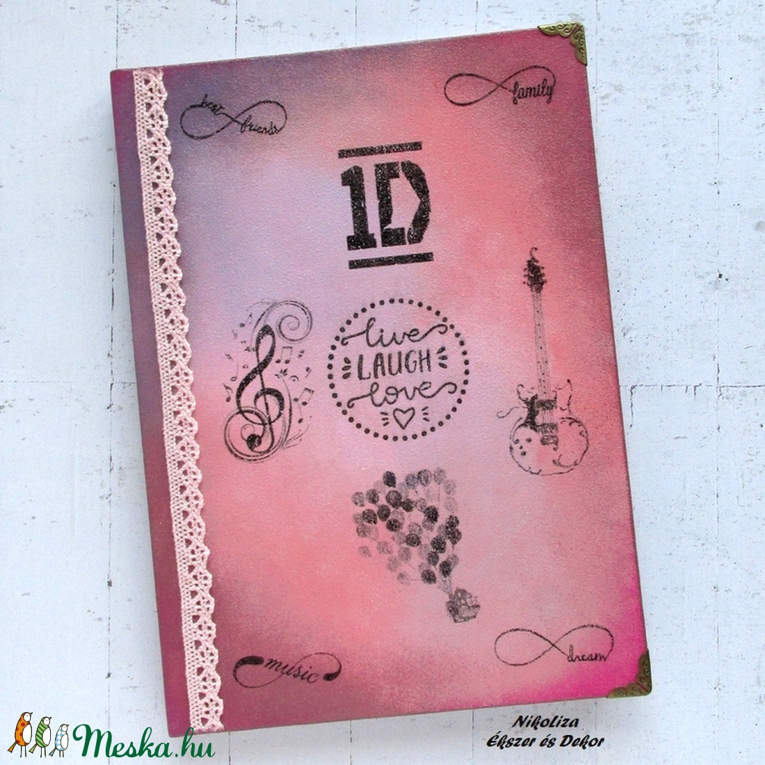 Egyedi napló és nagyméretű receptkönyv - LEFOGLALVA!!! -  - Meska.hu