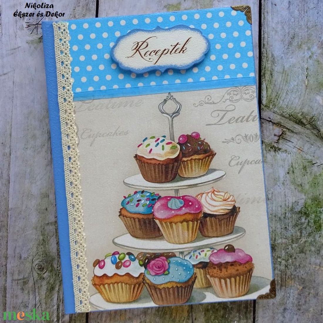 Muffin-torony receptkönyv , receptfüzet - otthon & életmód - konyhafelszerelés, tálalás - sütés, főzés - receptfüzet - Meska.hu Muffin-torony receptkönyv , receptfüzet - otthon & életmód - konyhafelszerelés, tálalás - sütés, főzés - receptfüzet - Meska.hu