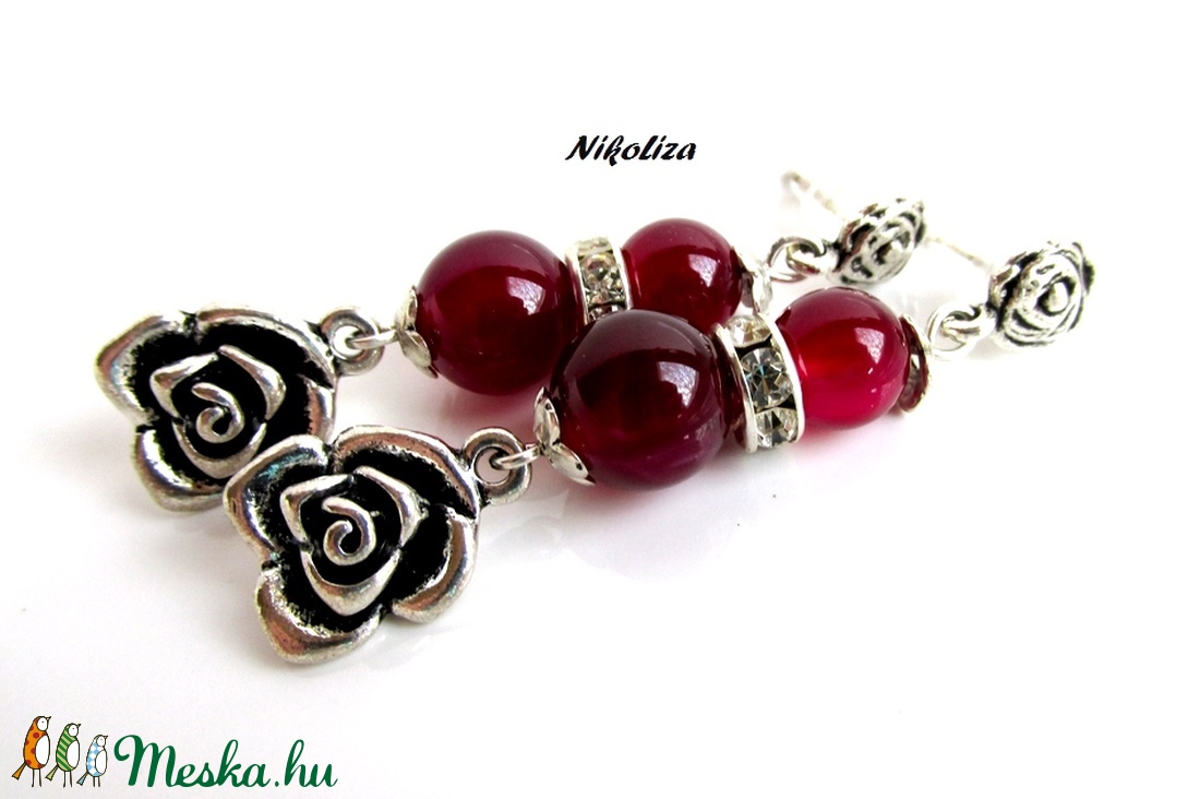 Romantikus álmodozás kollekció 1.-ásvány fülbevaló -  - Meska.hu