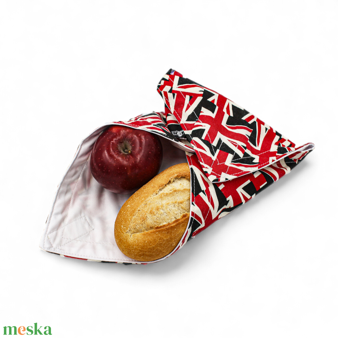 Brit zászlós újraszalvéta, uzsis szalvéta, szendvics csomagoló (g003n) - otthon & életmód - konyhafelszerelés, tálalás - konyhai textil - szalvéta - Meska.hu