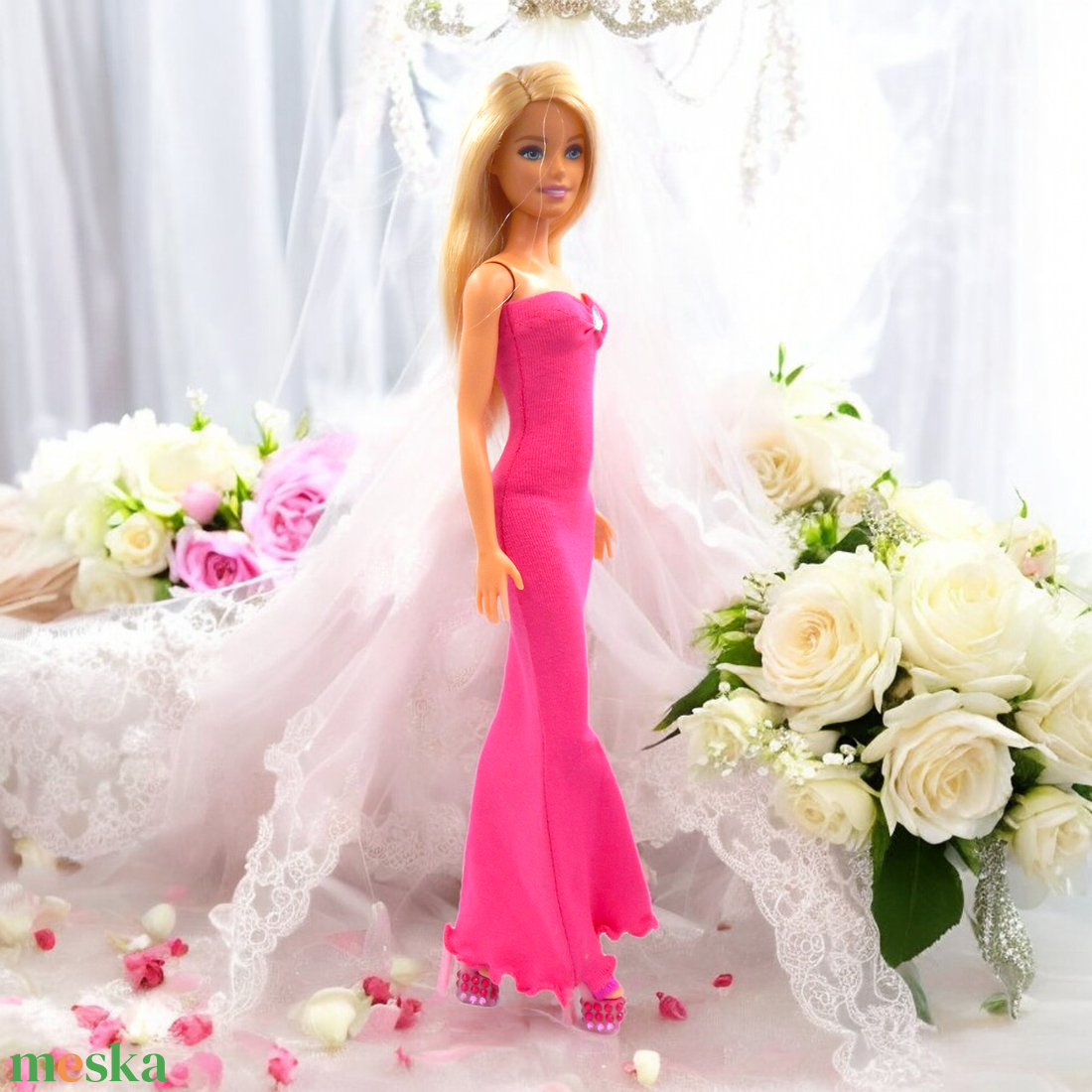 -Pink sellő-fazonú kisestélyi ruha kristállyal (a002pk) - Több, mint 100 féle ruha barbie babákhoz! - játék & sport - baba & babaház - barbie ruhák - Meska.hu -Pink sellő-fazonú kisestélyi ruha kristállyal (a002pk) - Több, mint 100 féle ruha barbie babákhoz! - játék & sport - baba & babaház - barbie ruhák - Meska.hu