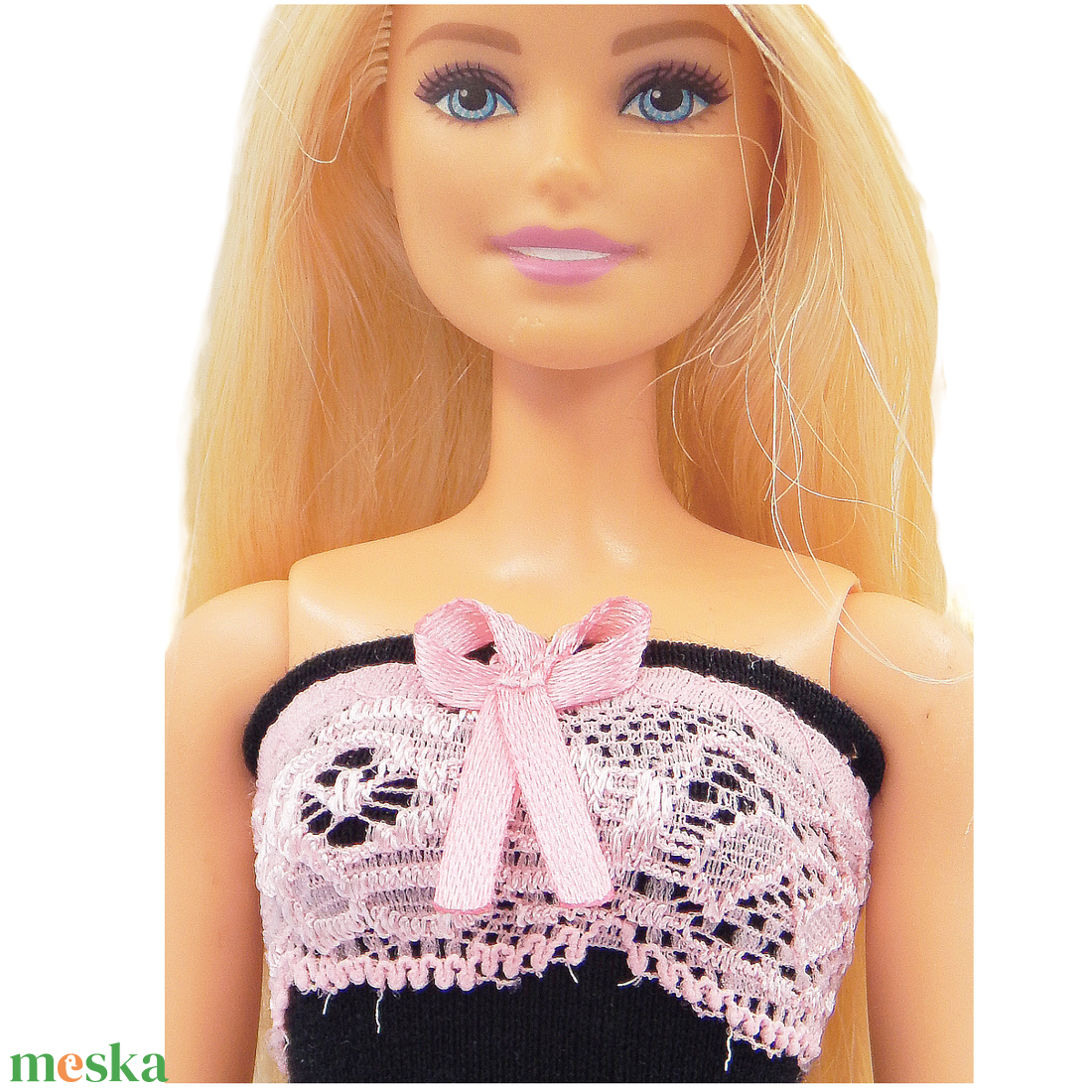 Csinos, csipkés fekete-rózsaszín szett - ruha barbie típusú babákhoz (a011rs) - játék & sport - baba & babaház - barbie ruhák - Meska.hu Csinos, csipkés fekete-rózsaszín szett - ruha barbie típusú babákhoz (a011rs) - játék & sport - baba & babaház - barbie ruhák - Meska.hu