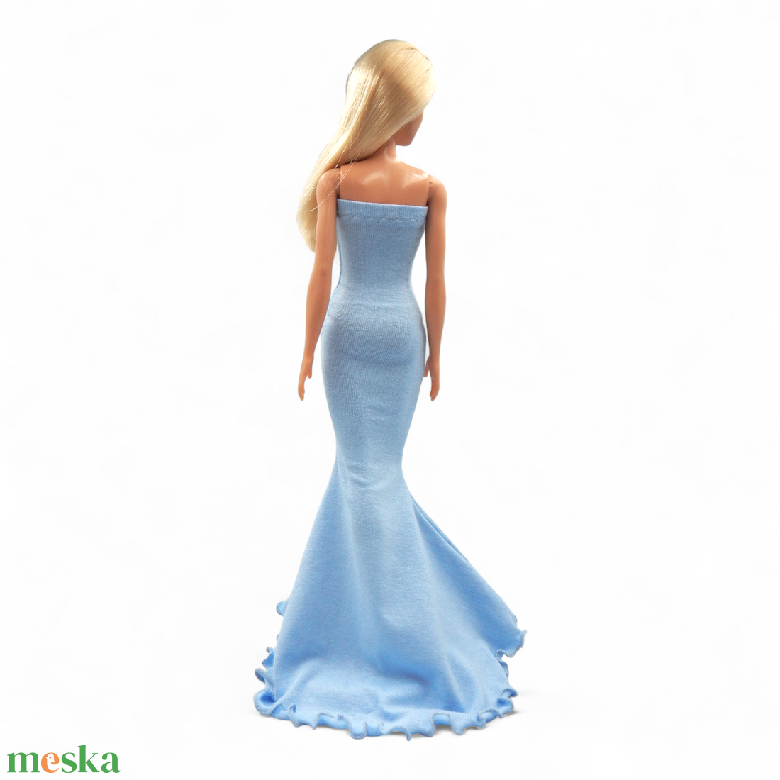 Extra hosszú fodros sellő fazonú estélyi ruha, égkék - ruha barbie típusú babákhoz (a020kk) - játék & sport - baba & babaház - barbie ruhák - Meska.hu Extra hosszú fodros sellő fazonú estélyi ruha, égkék - ruha barbie típusú babákhoz (a020kk) - játék & sport - baba & babaház - barbie ruhák - Meska.hu
