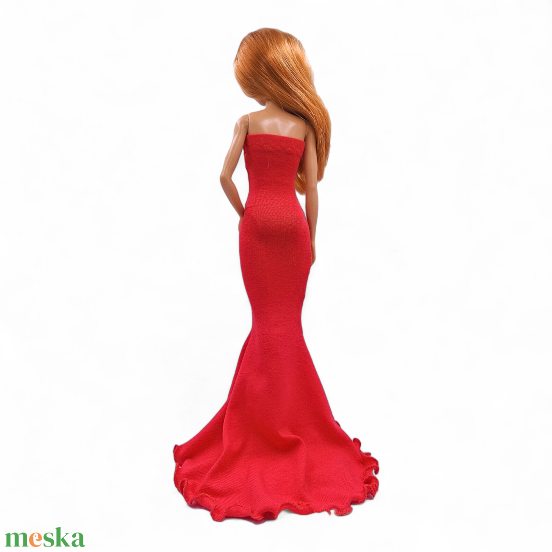 Extra hosszú fodros sellő fazonú estélyi ruha, piros - ruha barbie típusú babákhoz (a020pr) - játék & sport - baba & babaház - barbie ruhák - Meska.hu Extra hosszú fodros sellő fazonú estélyi ruha, piros - ruha barbie típusú babákhoz (a020pr) - játék & sport - baba & babaház - barbie ruhák - Meska.hu