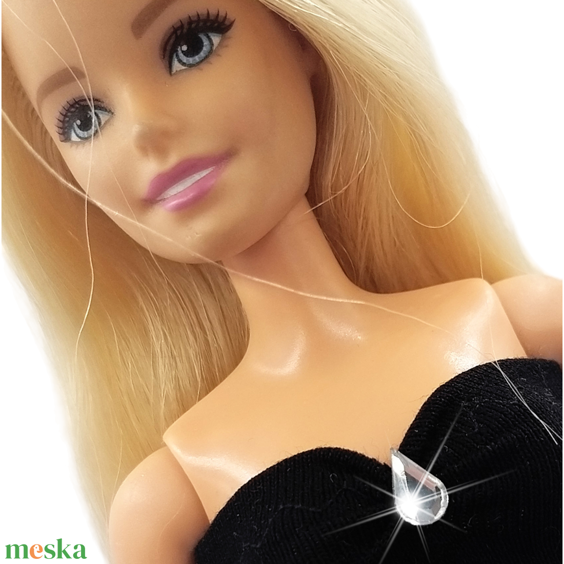 Elegáns fekete ruha csepp alakú ékkővel - ruha barbie típusú babákhoz (a023fk) - játék & sport - baba & babaház - barbie ruhák - Meska.hu Elegáns fekete ruha csepp alakú ékkővel - ruha barbie típusú babákhoz (a023fk) - játék & sport - baba & babaház - barbie ruhák - Meska.hu