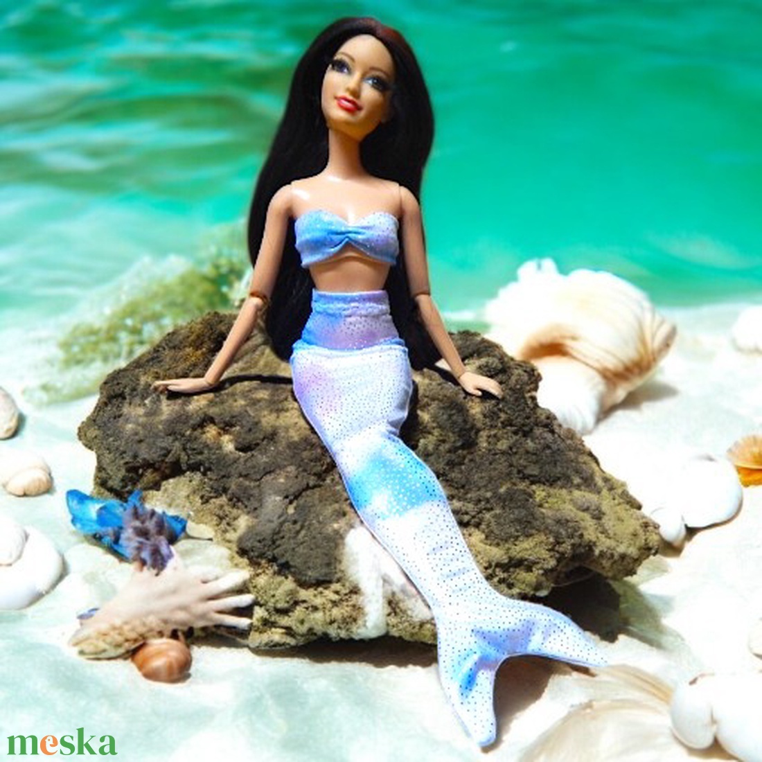 Csillogó kék-rózsaszín sellő ruha szett - ruha barbie típusú babákhoz (a068vk) - játék & sport - baba & babaház - barbie ruhák - Meska.hu Csillogó kék-rózsaszín sellő ruha szett - ruha barbie típusú babákhoz (a068vk) - játék & sport - baba & babaház - barbie ruhák - Meska.hu