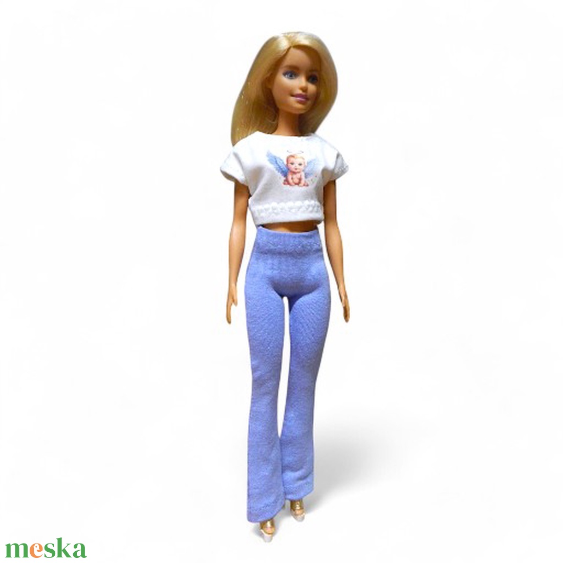 Oversized rövid barbie póló, angyalkás - ruha barbie típusú babákhoz (a034ag) - játék & sport - baba & babaház - barbie ruhák - Meska.hu Oversized rövid barbie póló, angyalkás - ruha barbie típusú babákhoz (a034ag) - játék & sport - baba & babaház - barbie ruhák - Meska.hu