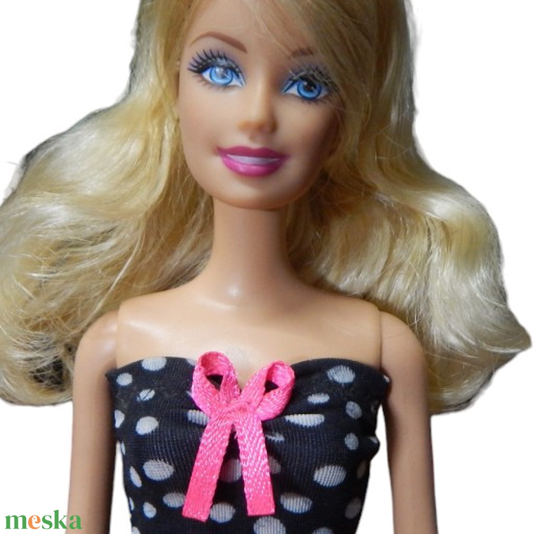 Pöttyös barbie kisruha pink masnival - ruha barbie típusú babákhoz (a054fp) - játék & sport - baba & babaház - barbie ruhák - Meska.hu Pöttyös barbie kisruha pink masnival - ruha barbie típusú babákhoz (a054fp) - játék & sport - baba & babaház - barbie ruhák - Meska.hu