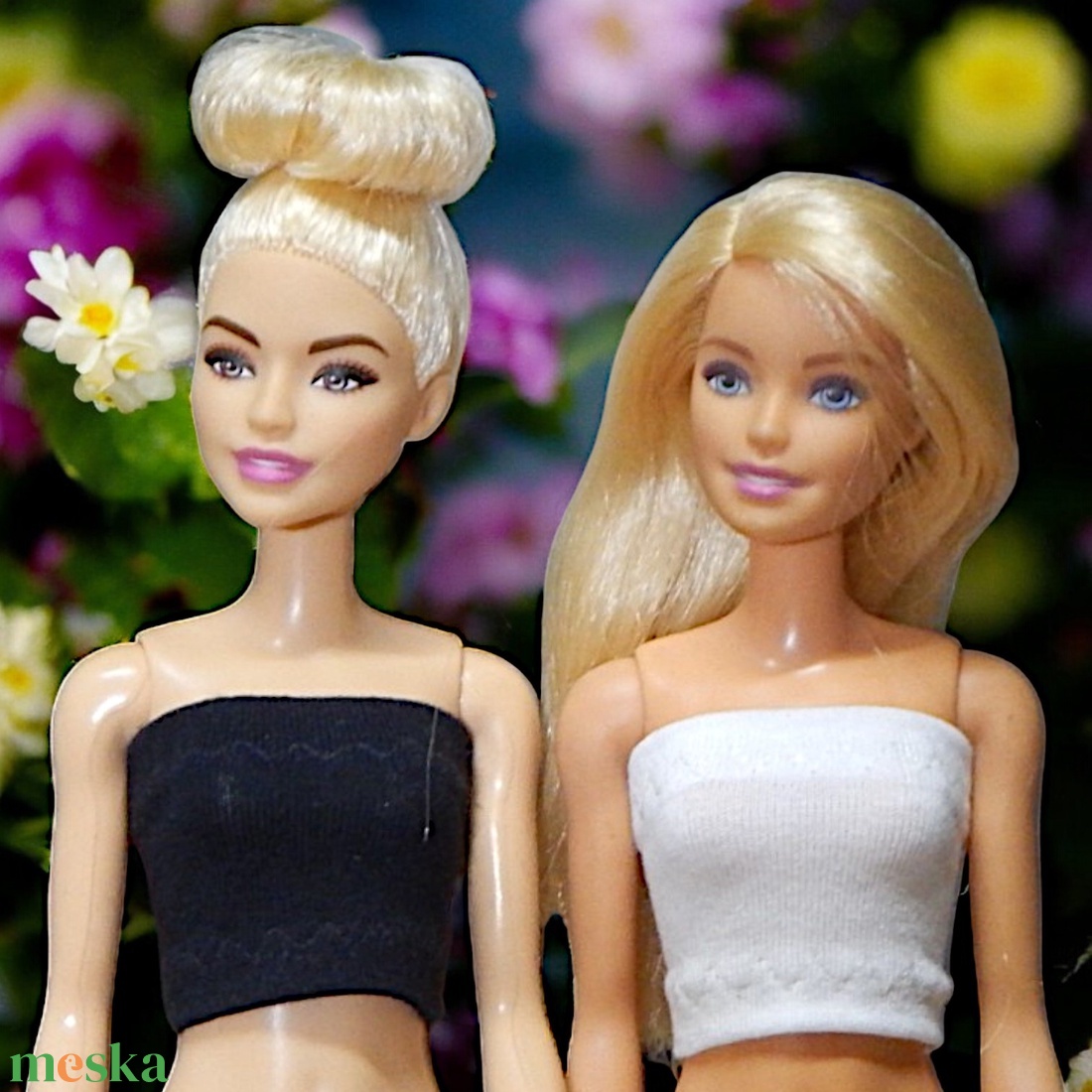 2 db egyszerű fölső, top, fekete-fehér- ruha barbie típusú babákhoz (a074fh) - játék & sport - baba & babaház - barbie ruhák - Meska.hu 2 db egyszerű fölső, top, fekete-fehér- ruha barbie típusú babákhoz (a074fh) - játék & sport - baba & babaház - barbie ruhák - Meska.hu