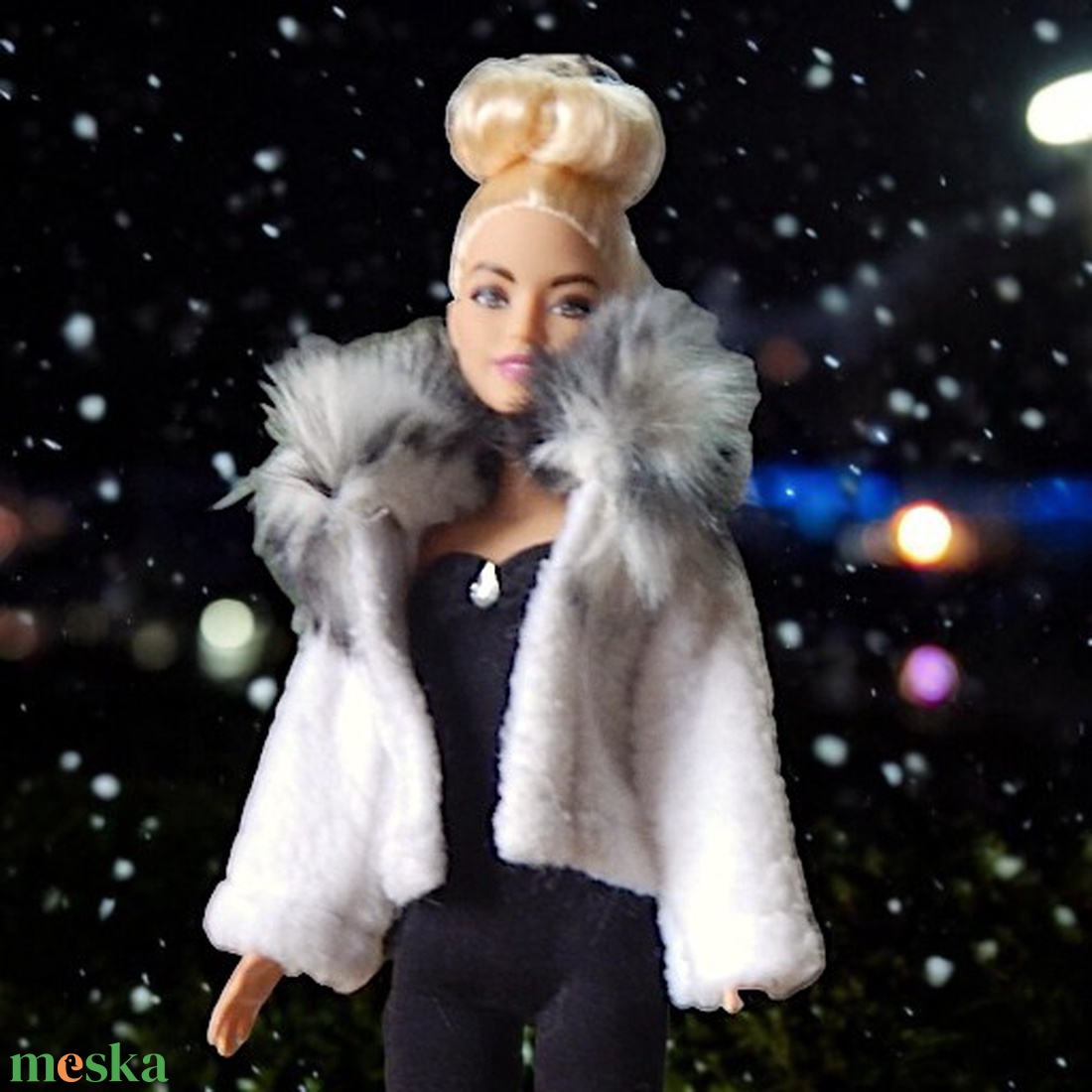 Fehér polár kabát - ruha barbie típusú babákhoz (d001ff) - játék & sport - baba & babaház - barbie ruhák - Meska.hu Fehér polár kabát - ruha barbie típusú babákhoz (d001ff) - játék & sport - baba & babaház - barbie ruhák - Meska.hu