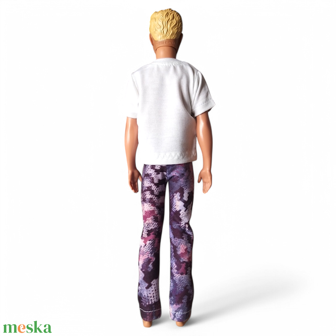 Fiú póló, Ken póló, Sonic mintával- ruha barbie típusú babákhoz (f007fo) - játék & sport - baba & babaház - barbie ruhák - Meska.hu